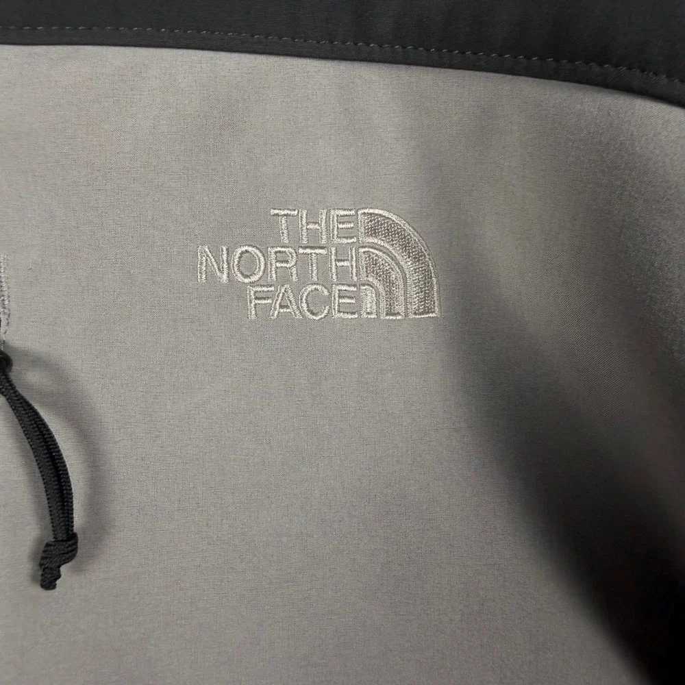 The North Face Apex Bionic Softshell Jacket Mens XL Grey Full Zip Windproof